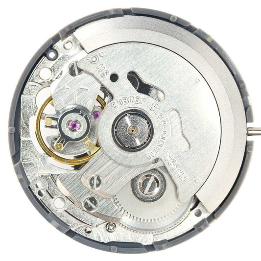 Seiko SII NH39A automatic watch movement, Japan made, reliable precision for watch repairs.