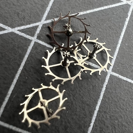 Escape wheel for Shanghai 7120 watch movement, precise fit and durable design.