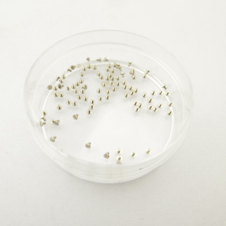Date jumper screws for ETA 2836-2 movement, durable watch accessory for precise date function replacement.