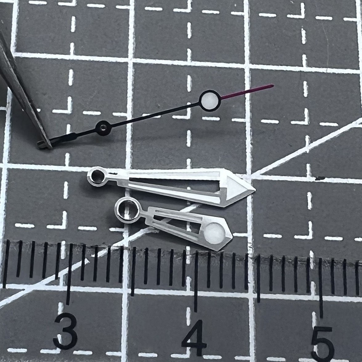 Grünes Zifferblatt OMG300 Serie Uhrzeiger Set mit Silberrand für ETA 2824