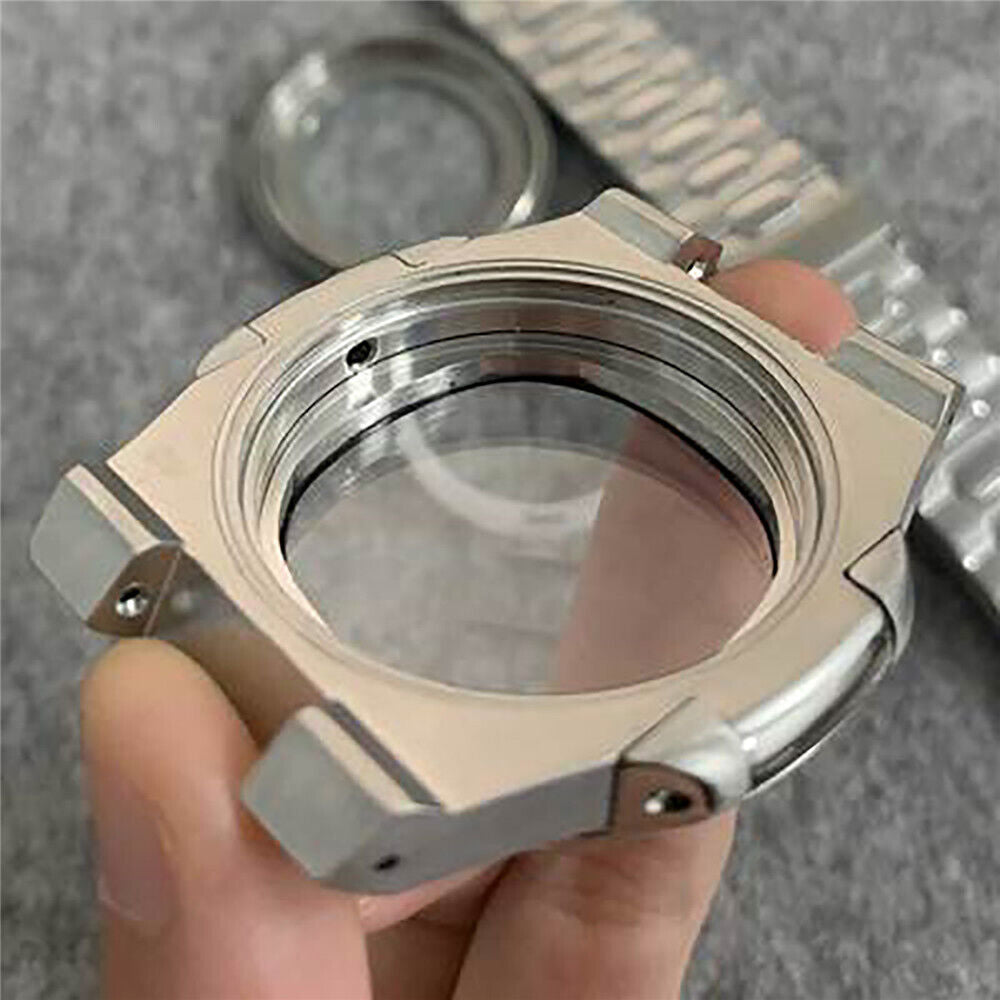 41mm Watch Case+Strap+Hands+Dial for NH35/36/4R Automatic Sapphire Glass Case
