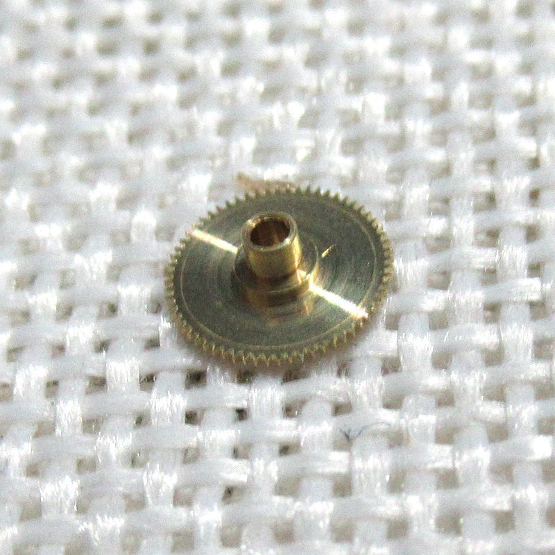 Hour wheel for ETA2836 movement, compatible watch part, precise fit for repairs and replacements.