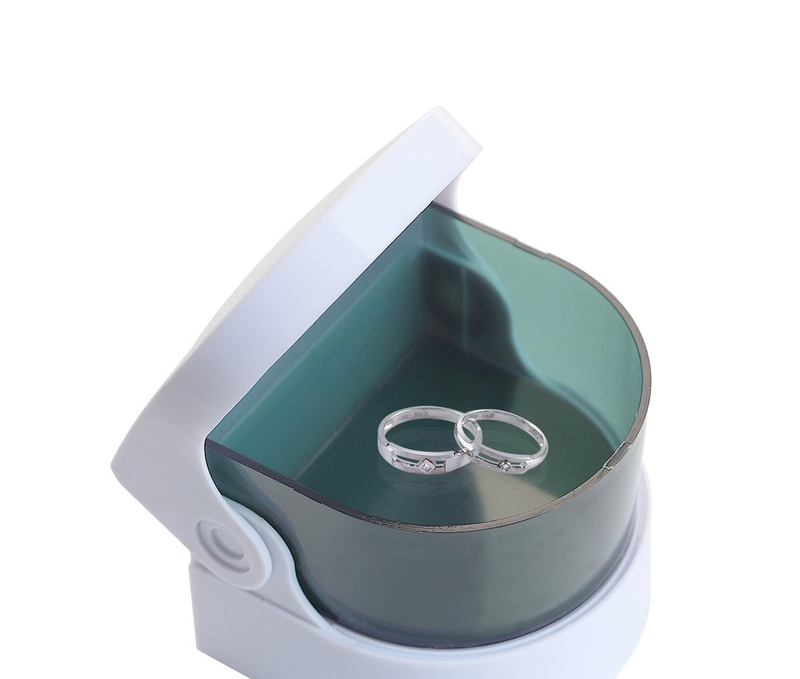 Mini Ultrasonic Cleaner Ultrasonic Jewelry for Eyeglasses Watches Dentures