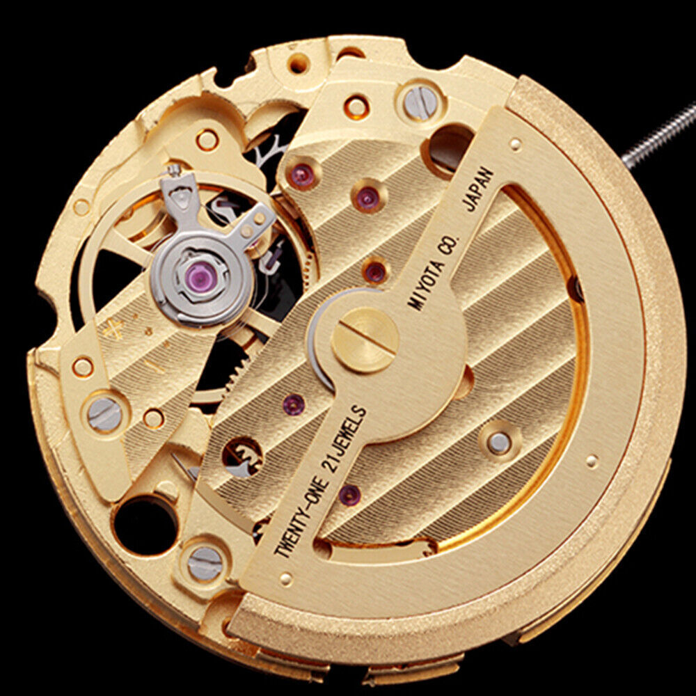 Miyota / Citizen 82S0, vergoldetes japanisches automatisches mechanisches Uhrwerk