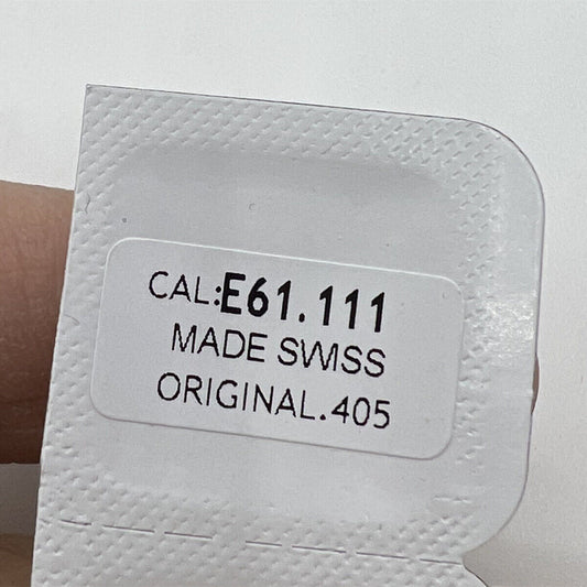 Original Swiss Made watch winding stem for ETA E61.111 movement, durable and precise accessory.