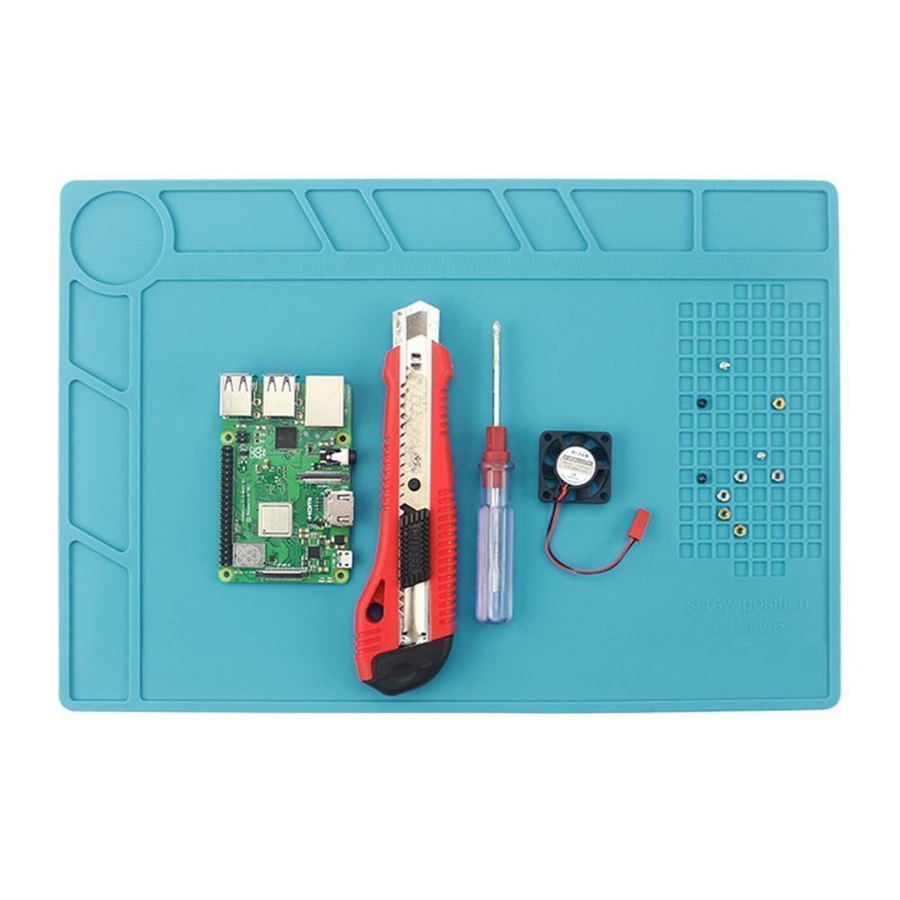 34cm x 23cm Work Pad Soldering Station Heat Resistant Pad Non-slip Silicone Mat