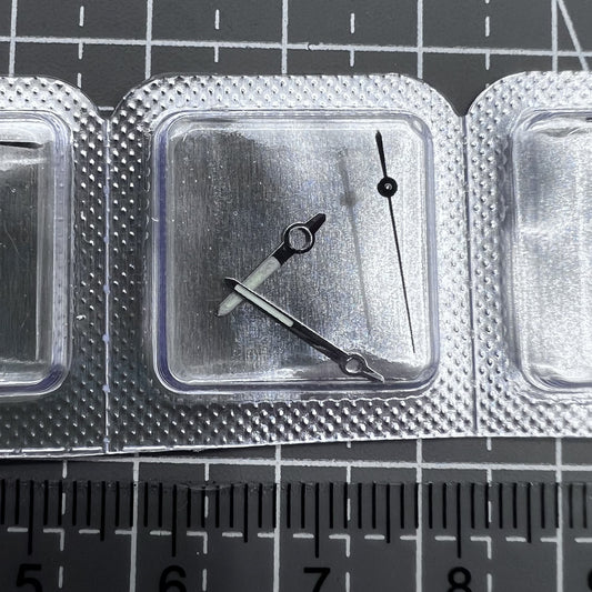 1. Silver luminous watch hands set for 8200 movement by Generic, ideal for precise timekeeping.