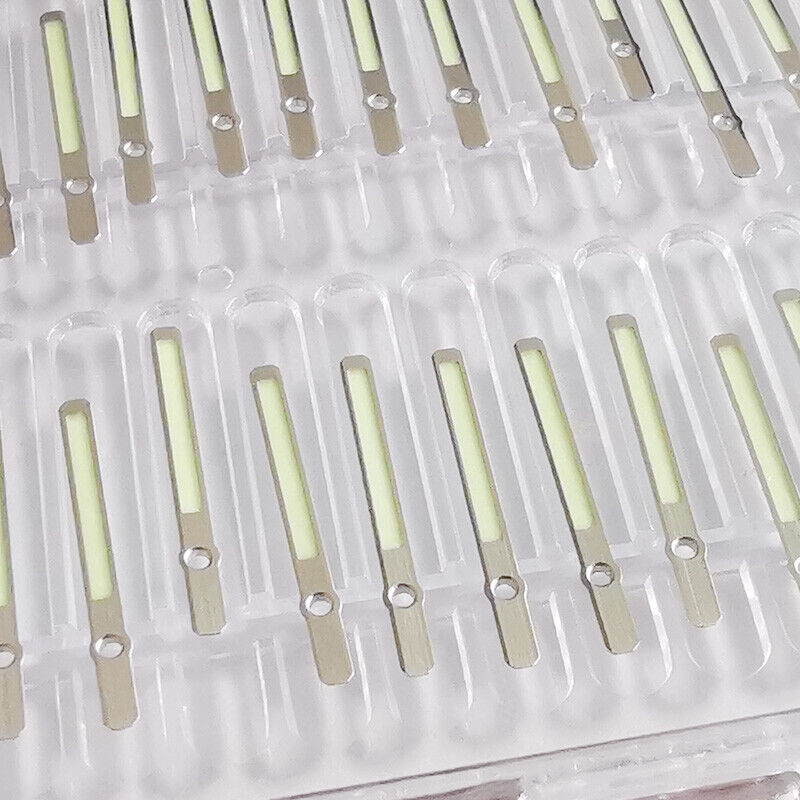 Green luminous watch hands set compatible with SKX007 and SPR777, designed for NH35A/NH36 movements.