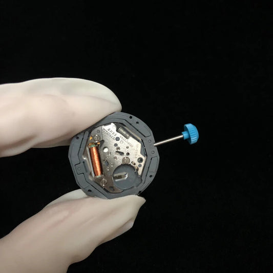 MIYOTA 6M95 quartz movement by Original Japan Made, multifunctional watch mechanism for precision timekeeping.