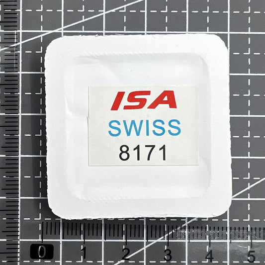 Circuit board for ISA 8171/8172 watch movement parts, compatible with precision timekeeping devices.