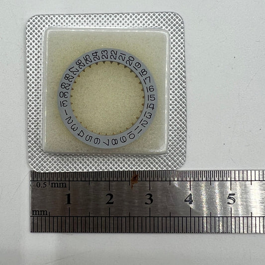 Date disk wheel showing date numbers for Omega 1020 1030 watch movement replacement part.
