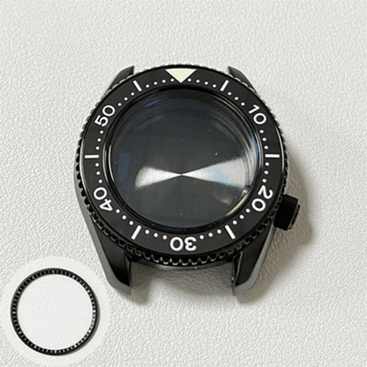 42MM Sapphire glass diving watch case SBDX001 by Seiko, compatible with NH35A/NH36A movements.
