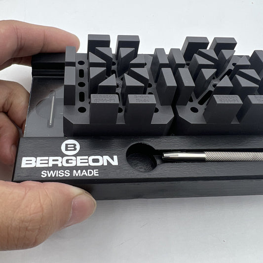 Bergeon 7744 pin remover tool for precise watch bracelet adjustments and repairs