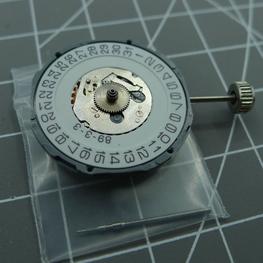 Japan Made Miyota 6M17 quartz watch movement with 3 hands, reliable precision for watch accessories.