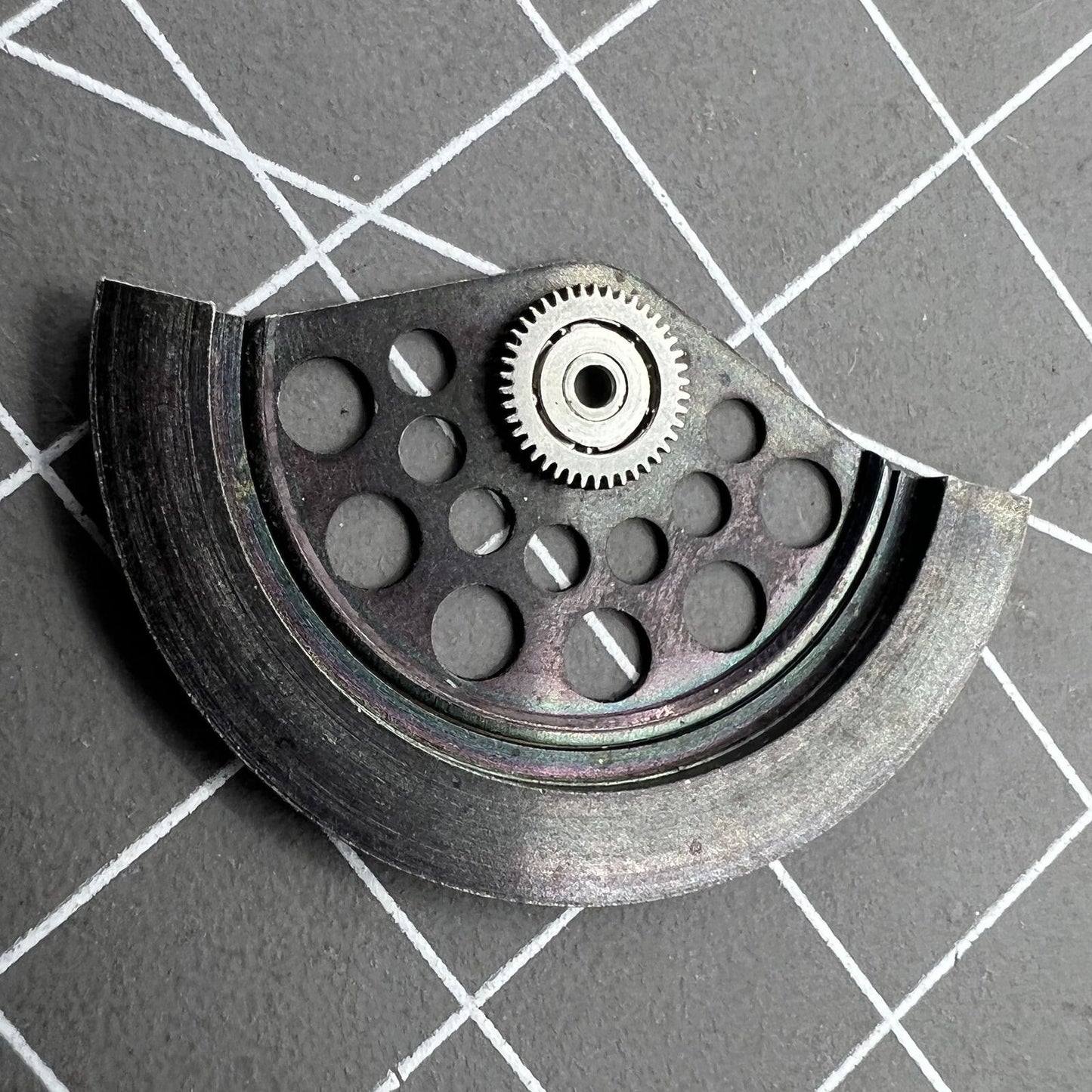 Masse oscillante à rotor creux noir + roulement à billes pour mouvement 7750 7751 7753