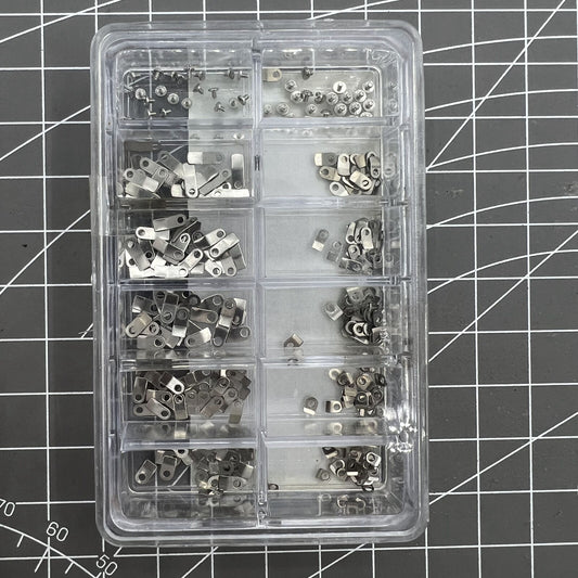 Watch movement casing clamp securing screw washer compatible with ETA 2824 2834