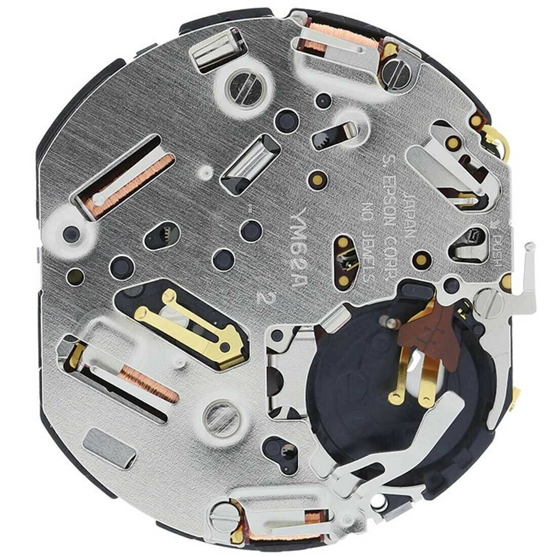 Hattori Epson TMI YM62A quartz watch movement, precision Japanese craftsmanship for reliable timekeeping