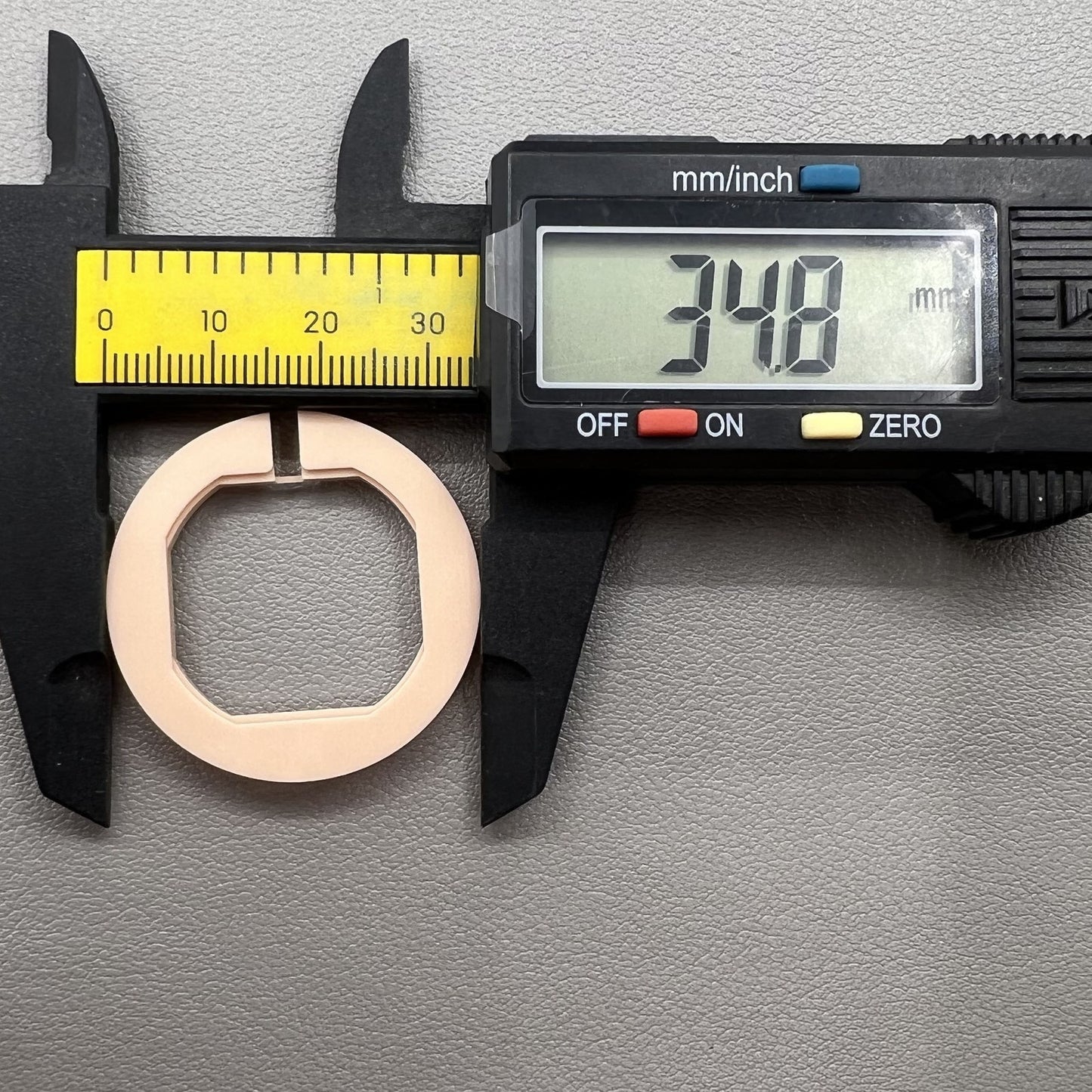 Set of 2 HTR VX43 watch case cushion mount spacer rings for stable movement fitting