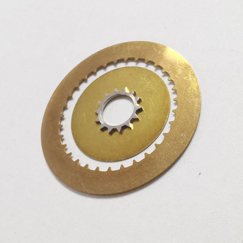 White date disk for ETA7750 chronograph movement, genuine ETA replacement for precise timekeeping.
