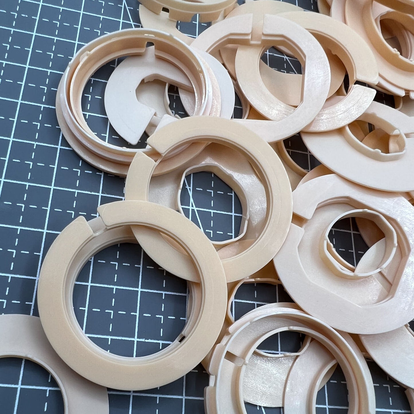 Ensemble de 54 pièces 27 tailles de ligne, entretoise de boîtier de mouvement, support de bague de boîtier #AC-676