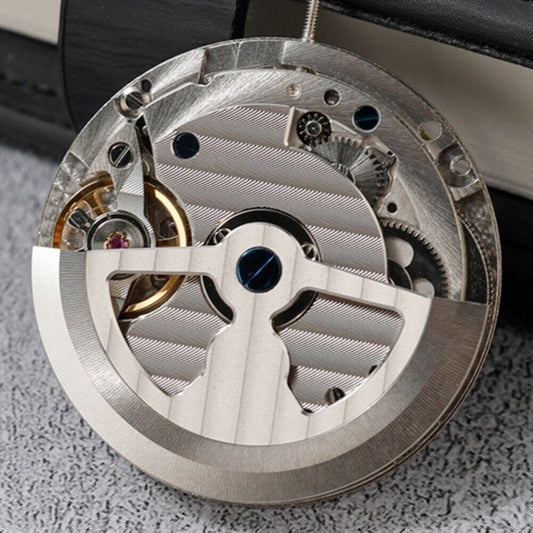 Hangzhou 8220A automatic watch movement with small second at 9, precision mechanical inner mechanism