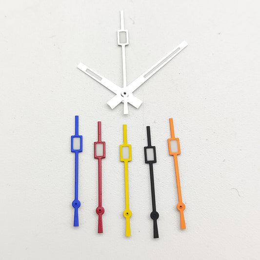 Green luminous watch hands for NH35A/NH36A movement, 8.5x12.5x13mm by A104 brand.