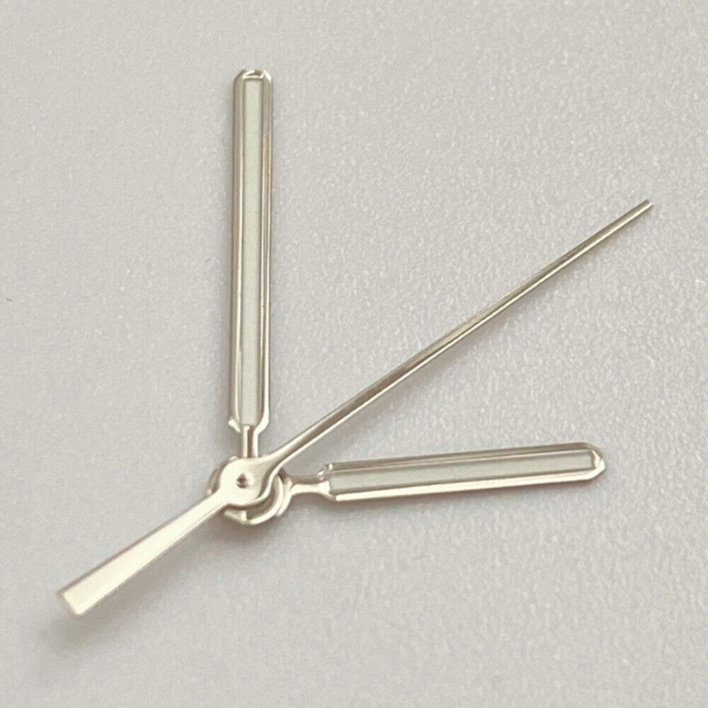 Uhrzeiger Grün Leuchtend Silber Trim AP für NH35 NH36 SKX007 SBBN Bewegung
