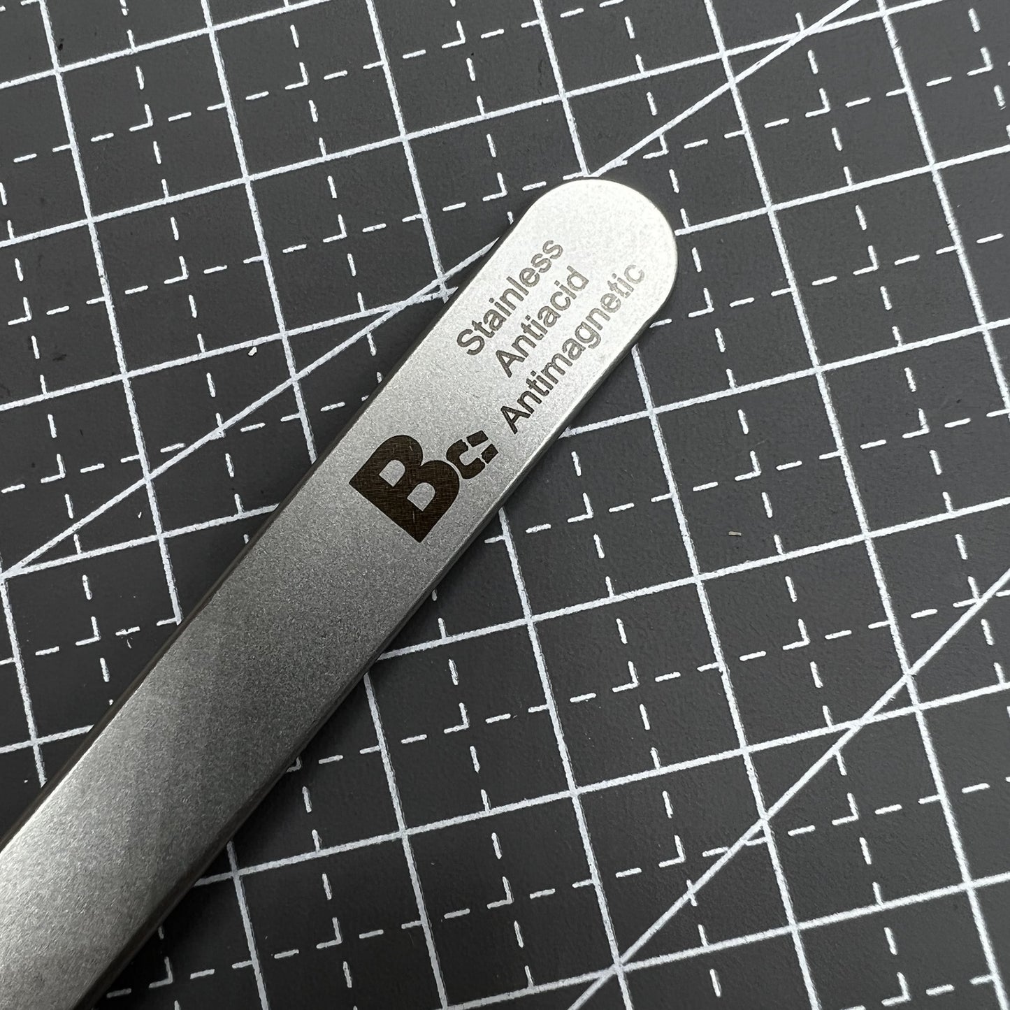 Swiss Bergeon 7026-2 Tweezer Antimagnetic Strong, Fine Point
