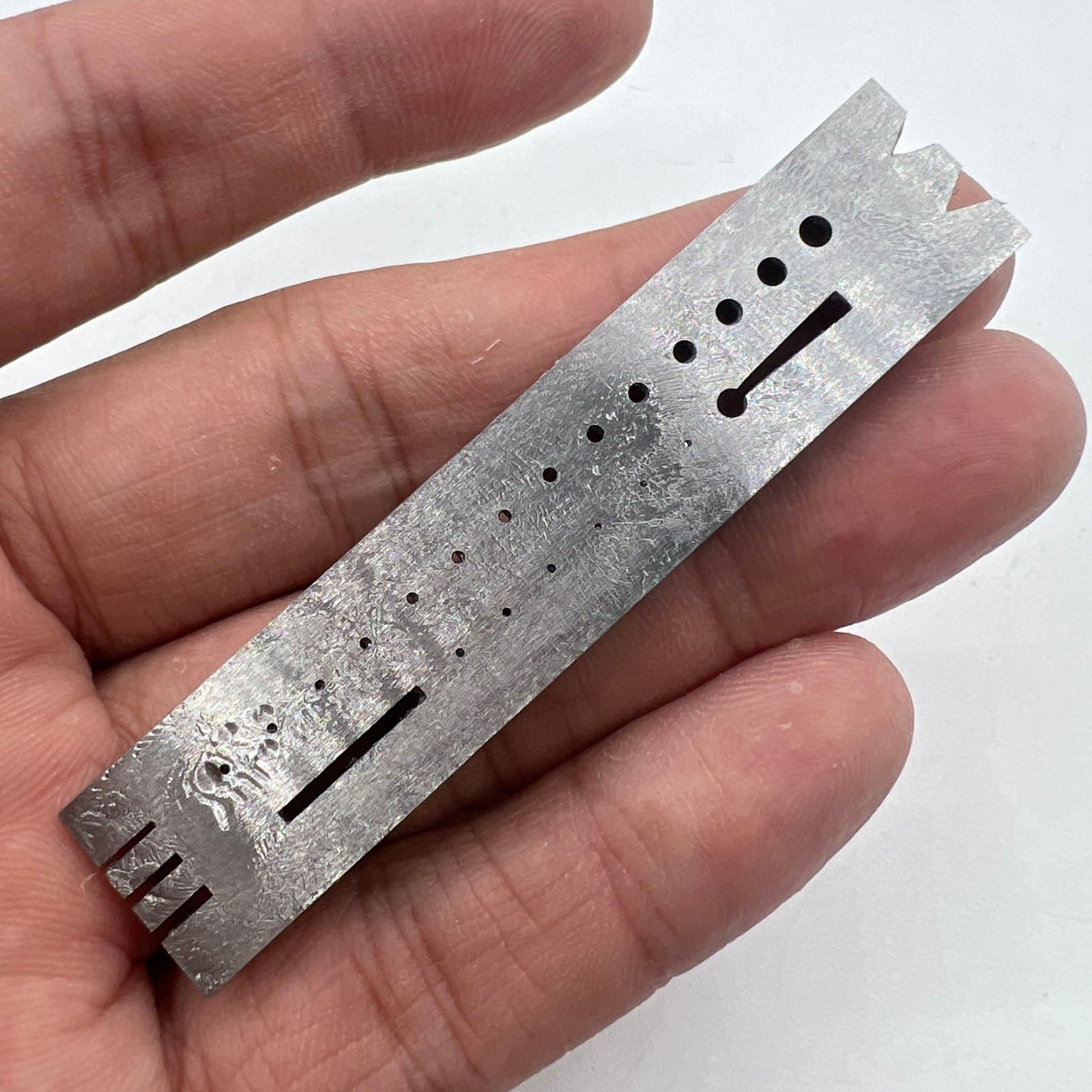 Horotec MSA03.904 steel riveting stake for delicate watch accessory repairs and assembly tools.