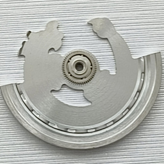 Silver Dragon carved rotor oscillating weight for NH35 NH36 watch movements, detailed design