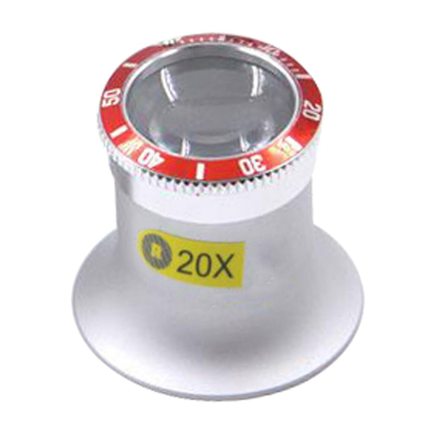 Jewelers Loupe Magnifier Glass Premium Aluminum Magnifying Eye Loop