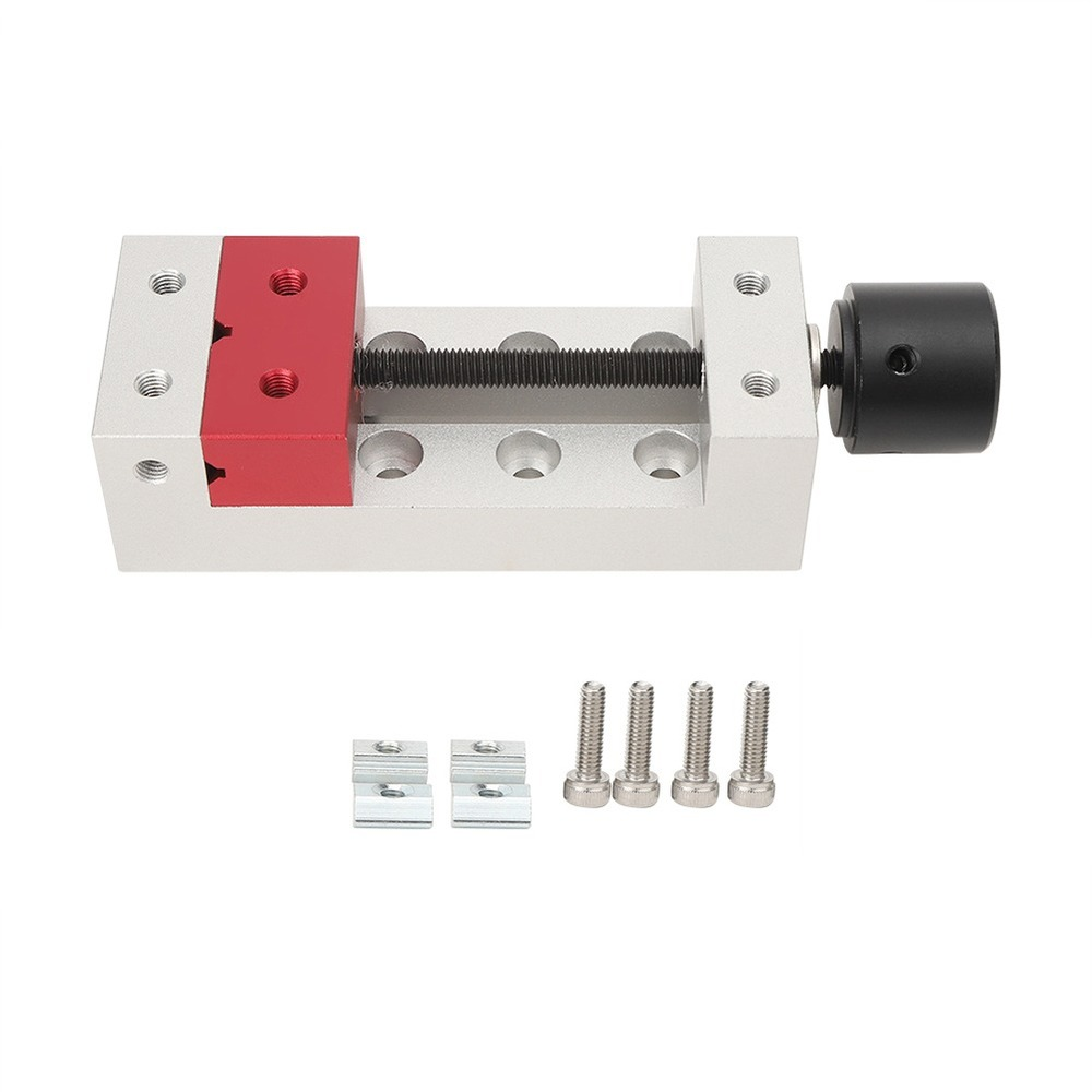 50mm Mini Aluminum Clamp Bench Table Vise Drill Press Fixing Tool Carving Bench