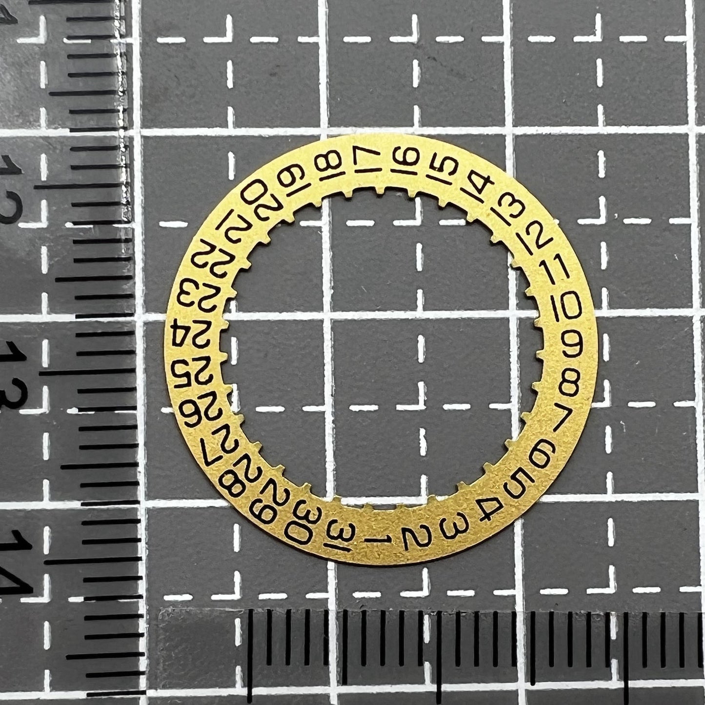 2 PIECES Golden Date Disk Date Wheel Disk Generic for ETA 2824 Movement