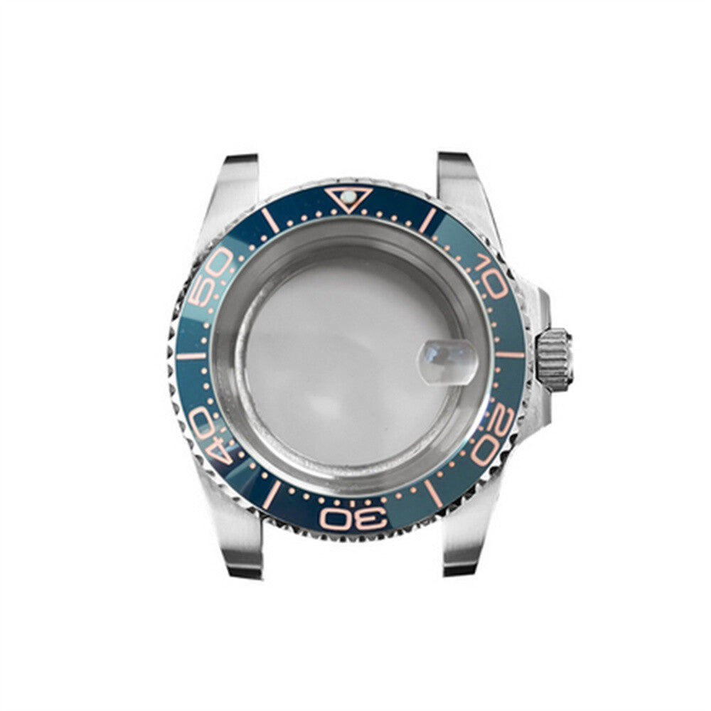 Boîtier de montre en verre saphir grossissant 40 mm pour montre NH35/NH36