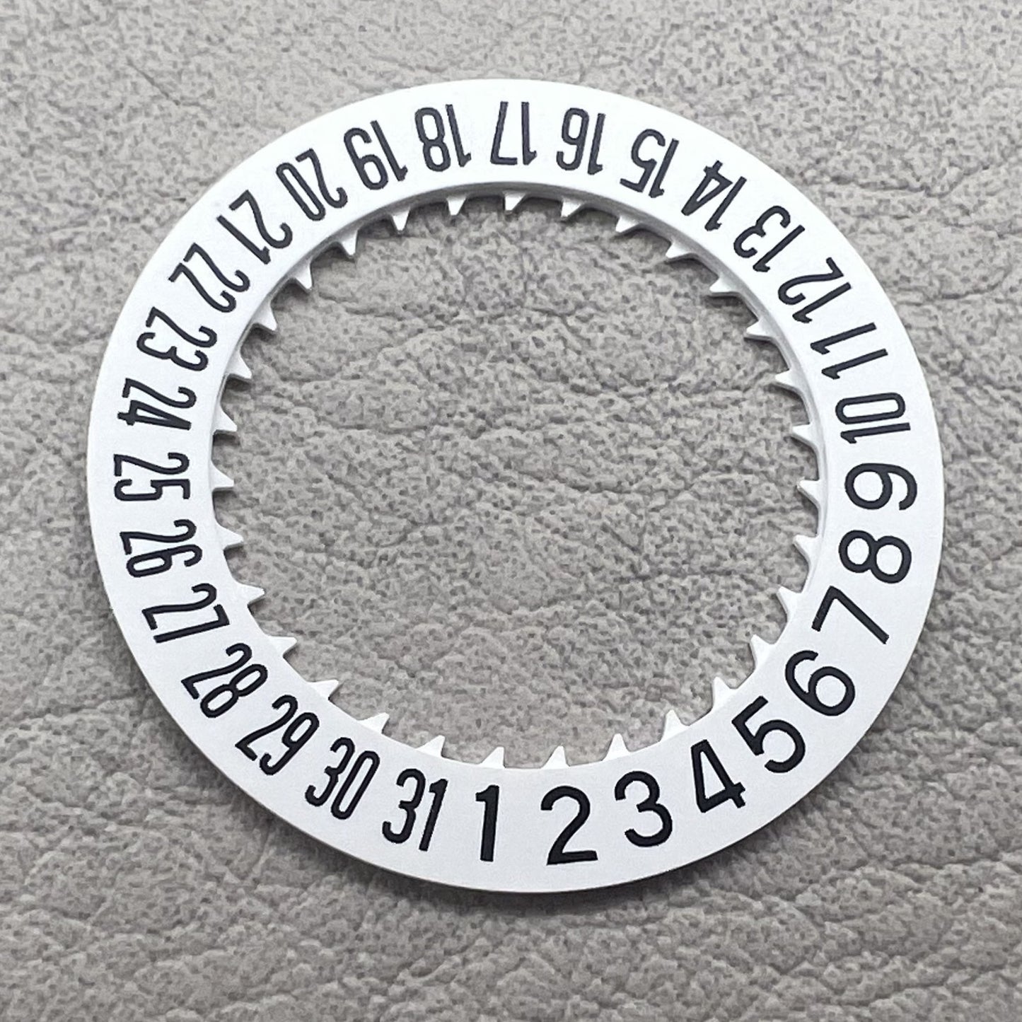 2 PIECES White Date Disk Wheel Date Wheel Date At 6 Fit for Movement NH35 NH36