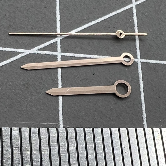 Rose gold watch hands for China Made 8200 8205 2813 Seagull T16 movement, precise and stylish.