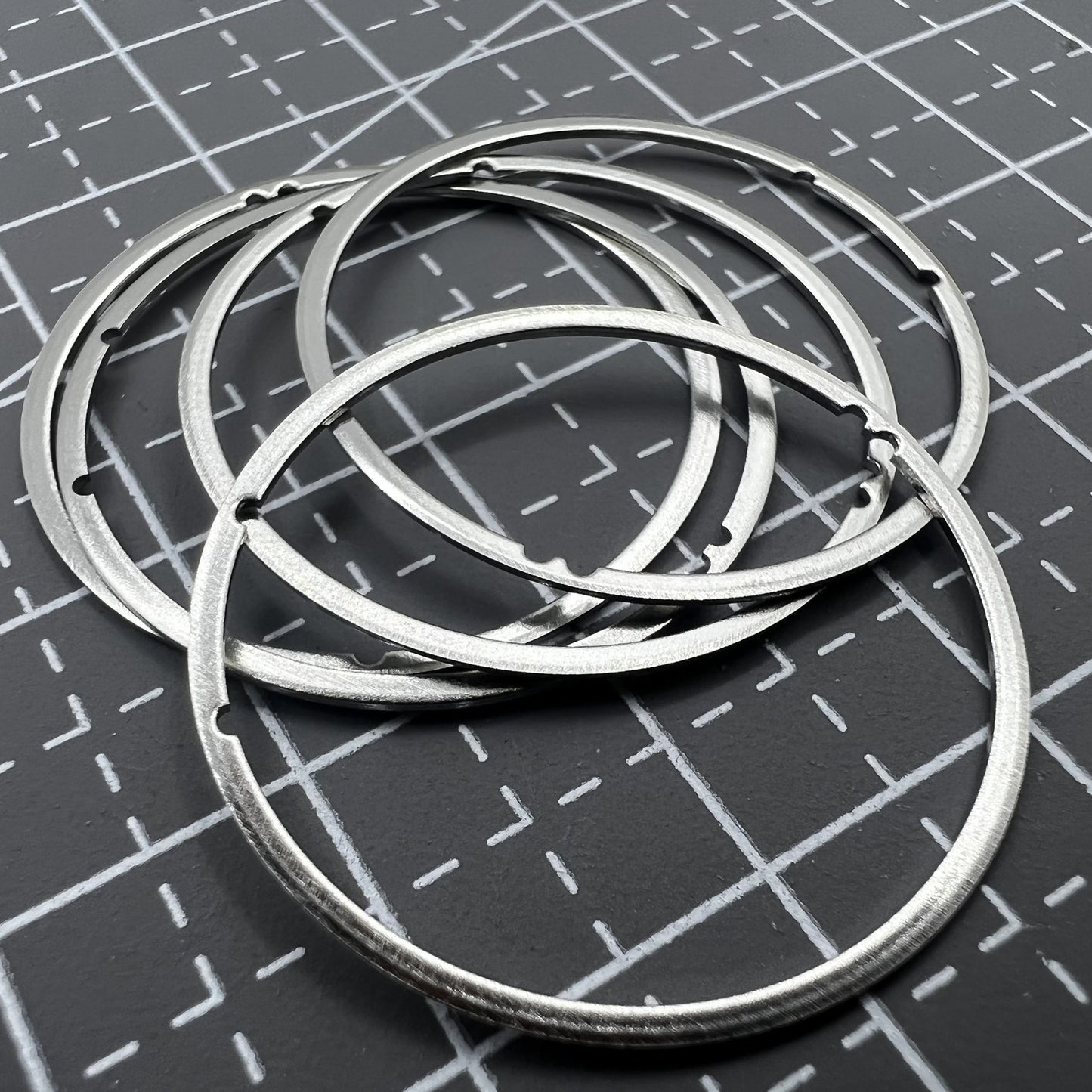 Generic spacer ring for Miyota 8200 series watch movement, enhancing calendar ring alignment.