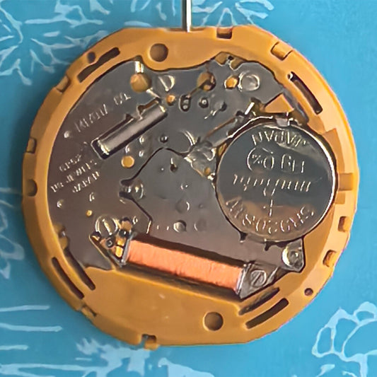 Original Japan-made Miyota GP52 quartz watch movement, precise timekeeping, no calendar function included.