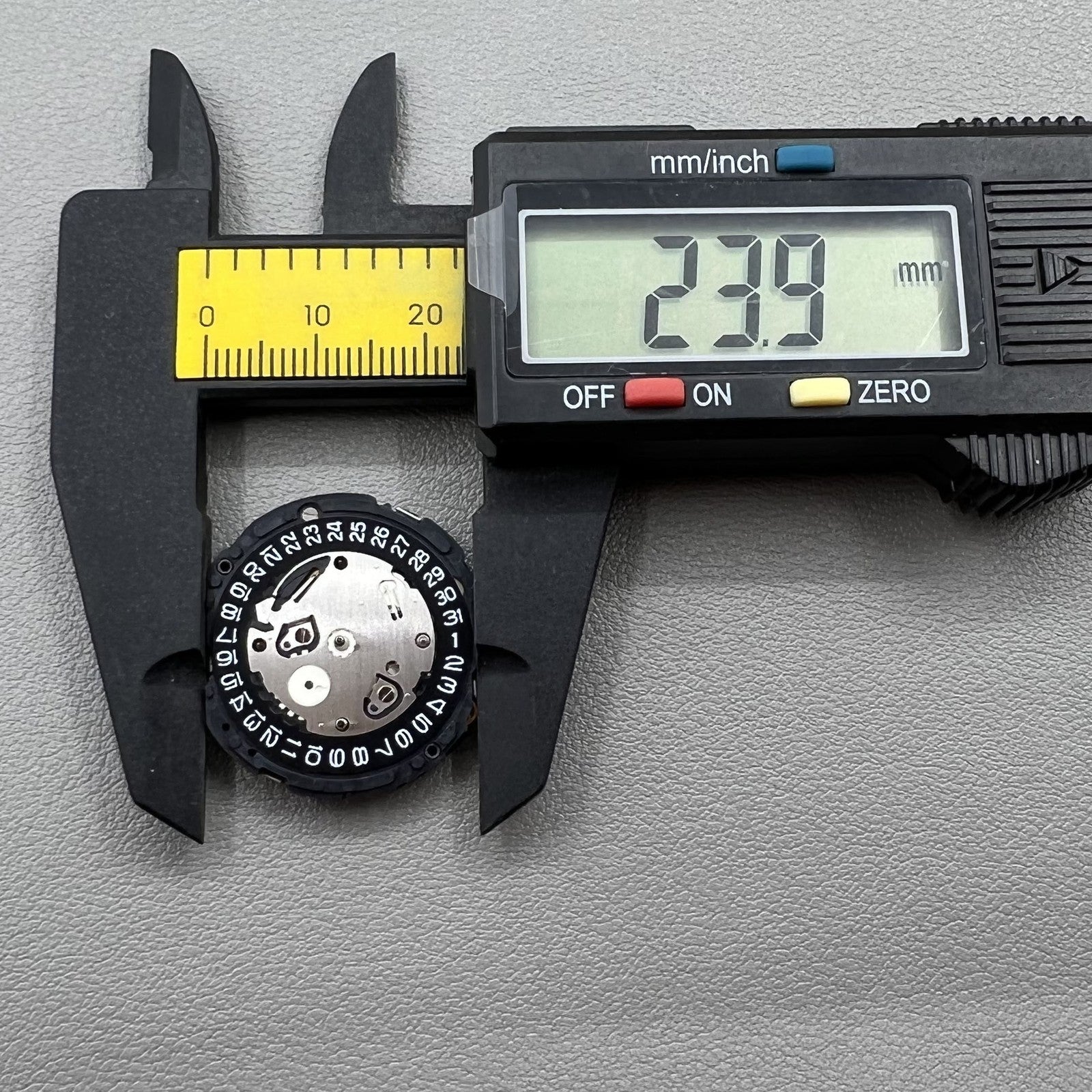 Seiko V174A quartz watch movement showcasing precise timekeeping and durable performance.