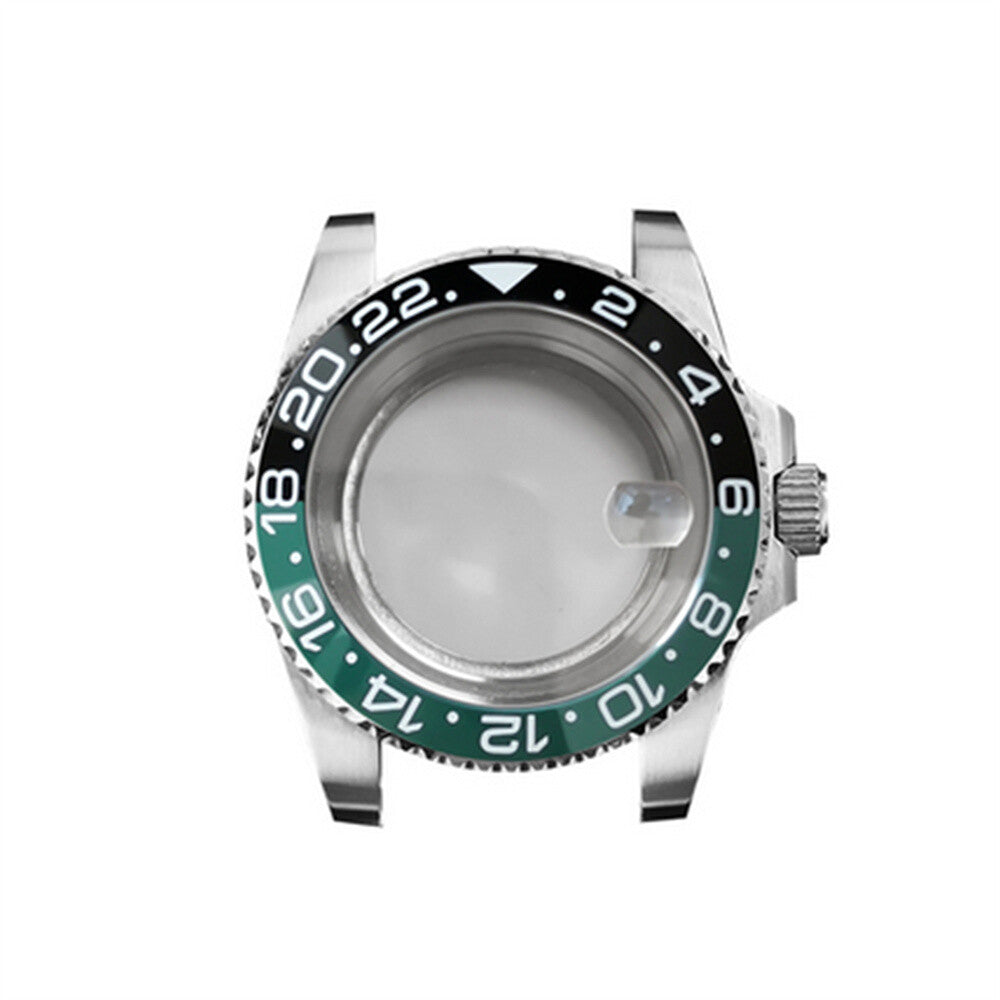 Boîtier de montre en verre saphir grossissant 40 mm pour montre NH35/NH36