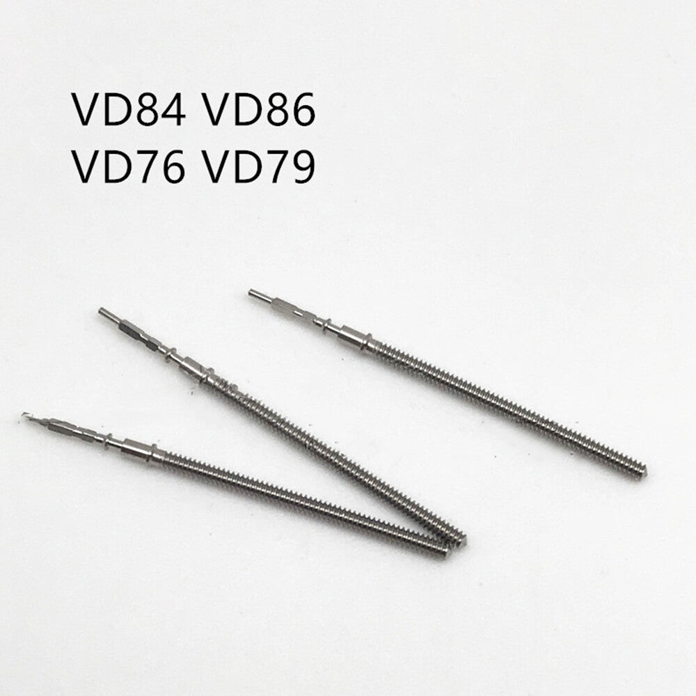 Lot de 10 tiges de remontoir génériques pour mouvement VD84/VD86/VD76/VD79