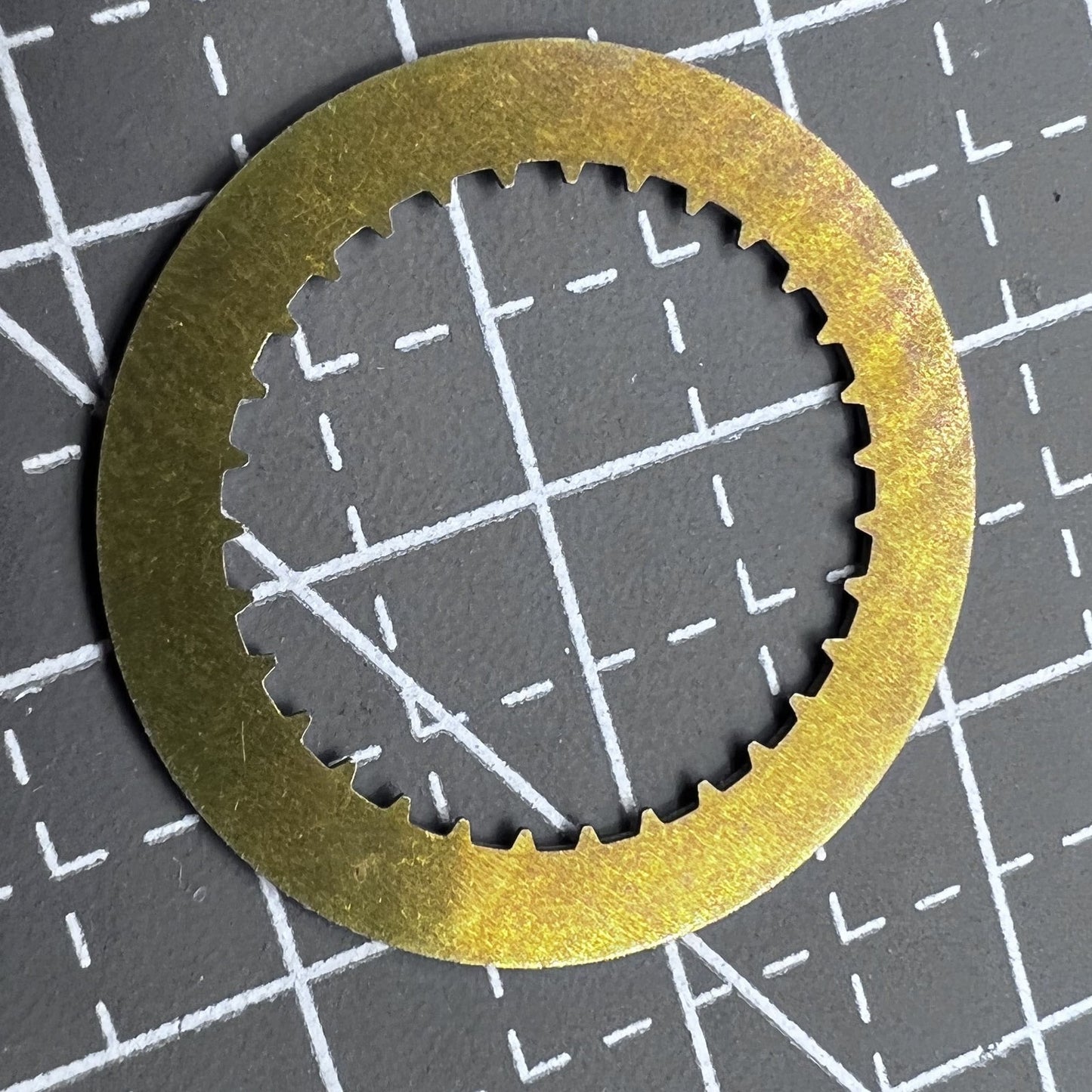 White Date Disk Wheel Date Wheel Genuine for ETA7750 Movement