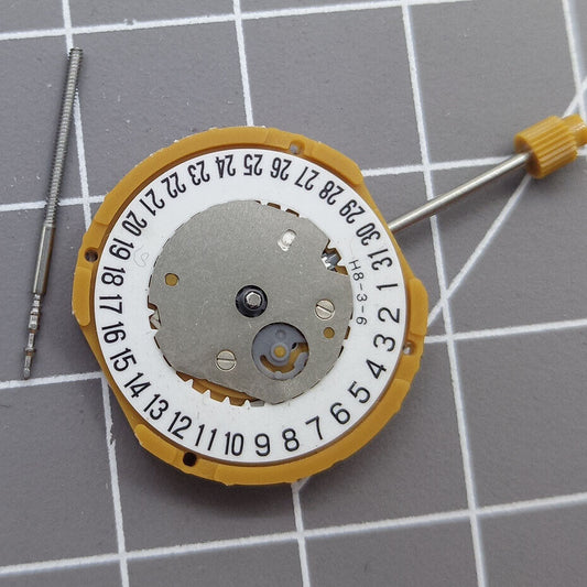 Miyota GN15 Japan Quartz Movement watch with date display at 6 o?clock for precise timekeeping