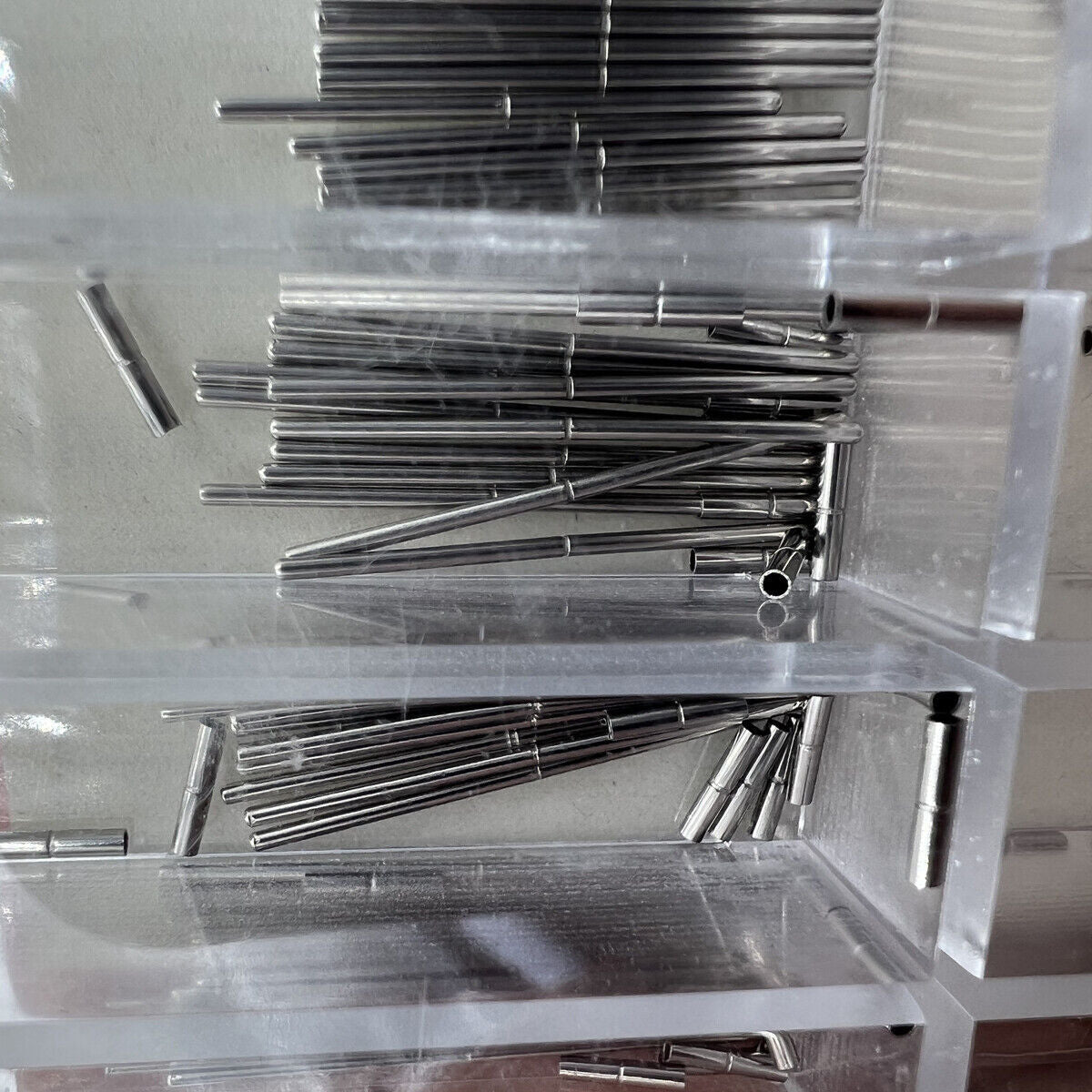 Goupilles en acier inoxydable avec tubes pour bracelet de montre, barre de réglage, outil de réparation de montre