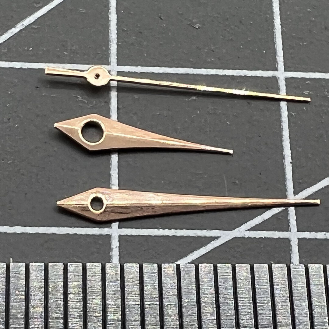 12,5 mm Uhrzeiger mit roségoldenem Rand für Miyota 2315 2035 2036 2115 2305 2005