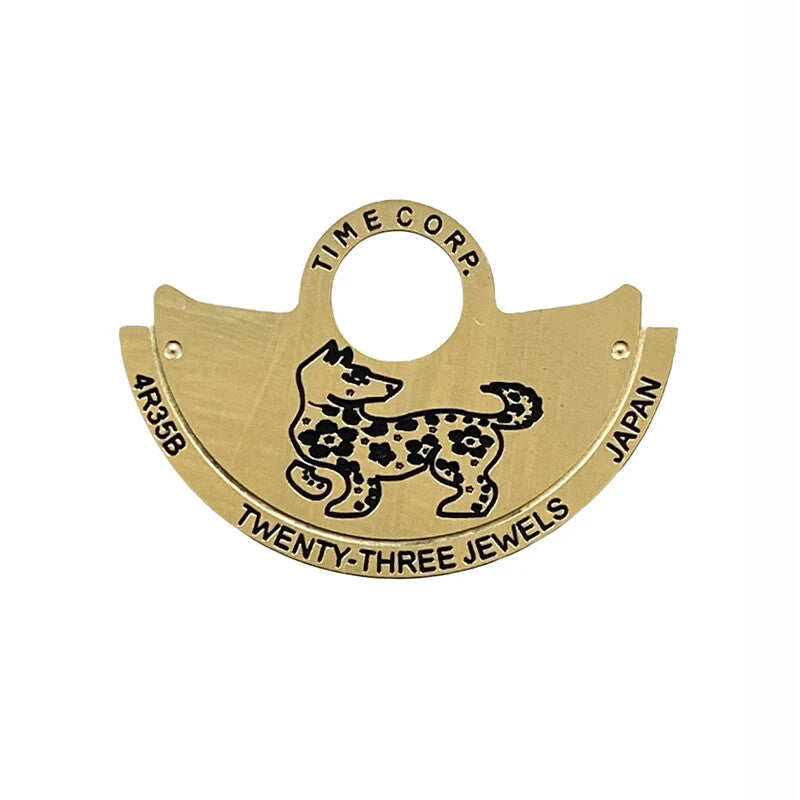 Zodiac Golden Rotor Oscillating Weight Overlay für NH35 NH36 Automatikwerk