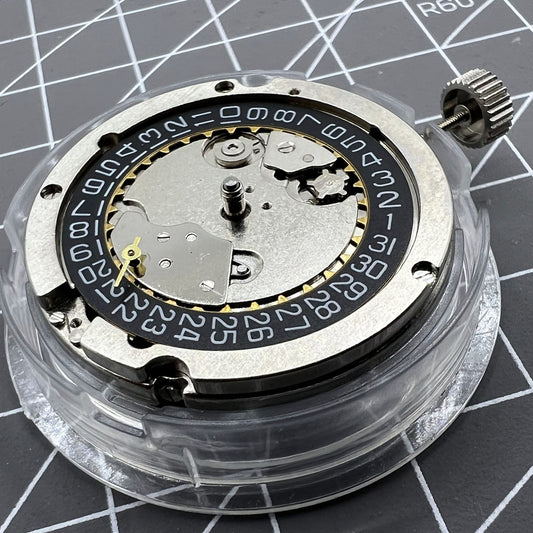 Seagull ST2555 automatic watch movement with small second 9H, decorated with perlage finish, ST25 series.
