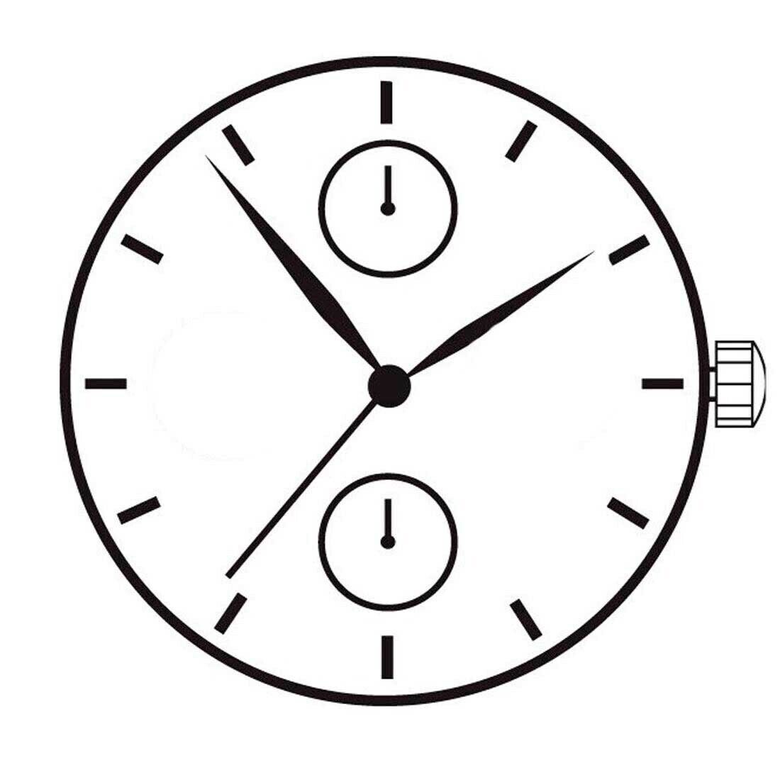 Hattori Epson VX7P quartz watch movement showcasing precise Japanese craftsmanship for durable accessories.