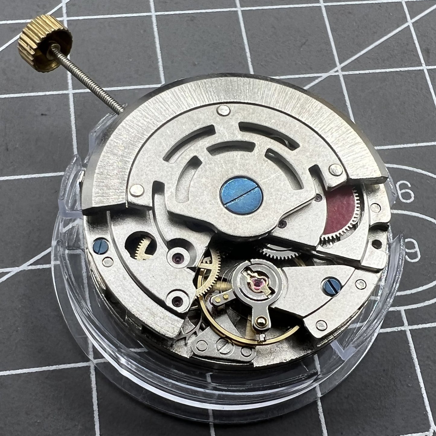 Dandong 8217 Silver Multifunctional Automatic Mechanical Movement