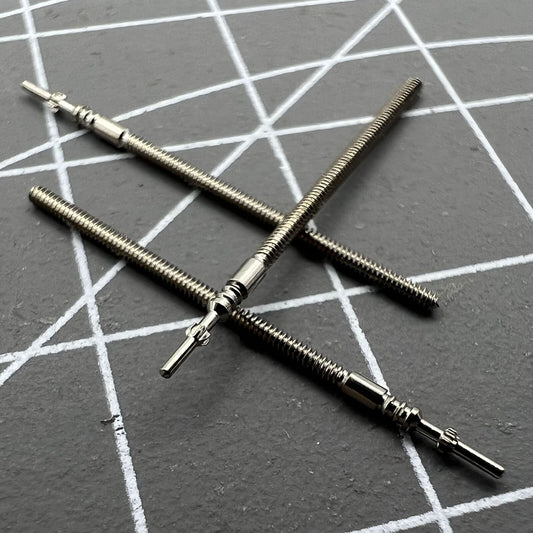 Replacement winding stems for ETA 802.002 movement watches, compatible with various watch models.